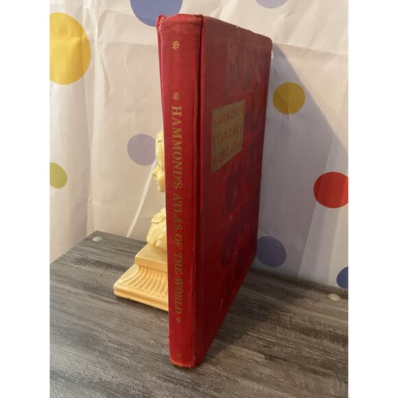1954 Hammond's Standard World Atlas - Picture 2 of 15